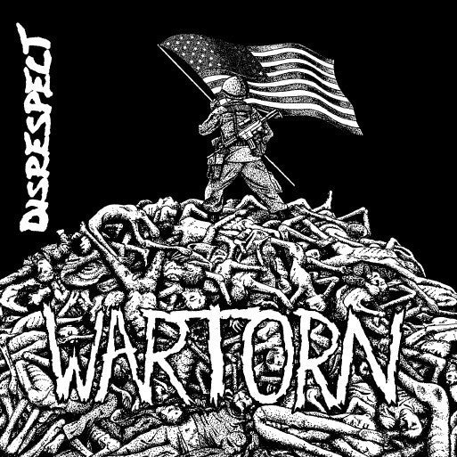 Disrespect- Wartorn 7” ~EX DESTROY! - Profane Existence - Dead Beat Records