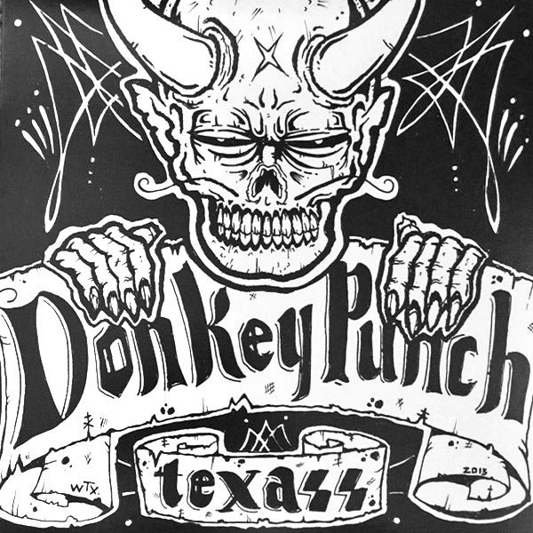 Donkey Punch- Texass LP ~RARE BLUE MARBLE WAX!