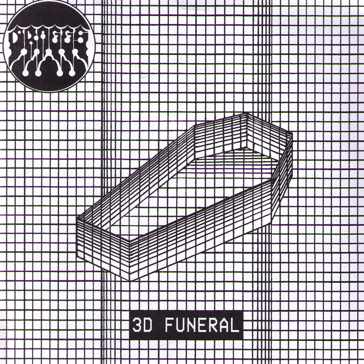 Draggs- 3D Funeral 7” ~RARE COVER LTD TO 85!