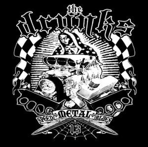 THE DRUNKS- Speed Metal Blues 7" ~500 HAND NUMBERED! - Cutthroat - Dead Beat Records