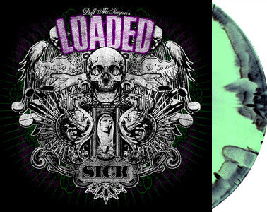 DUFF McKAGAN'S LOADED- "SICK" LP + BONUS 7" GREEN TIE DYE - Zodiac Killer - Dead Beat Records