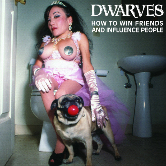 Dwarves- How To Win Friends LP ~HALF CLEAR HALF PINK WAX! - Reptilian - Dead Beat Records - 1