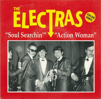 The Electras- Soul Searchin 7” ~RARE RED WAX! - Get Hip - Dead Beat Records