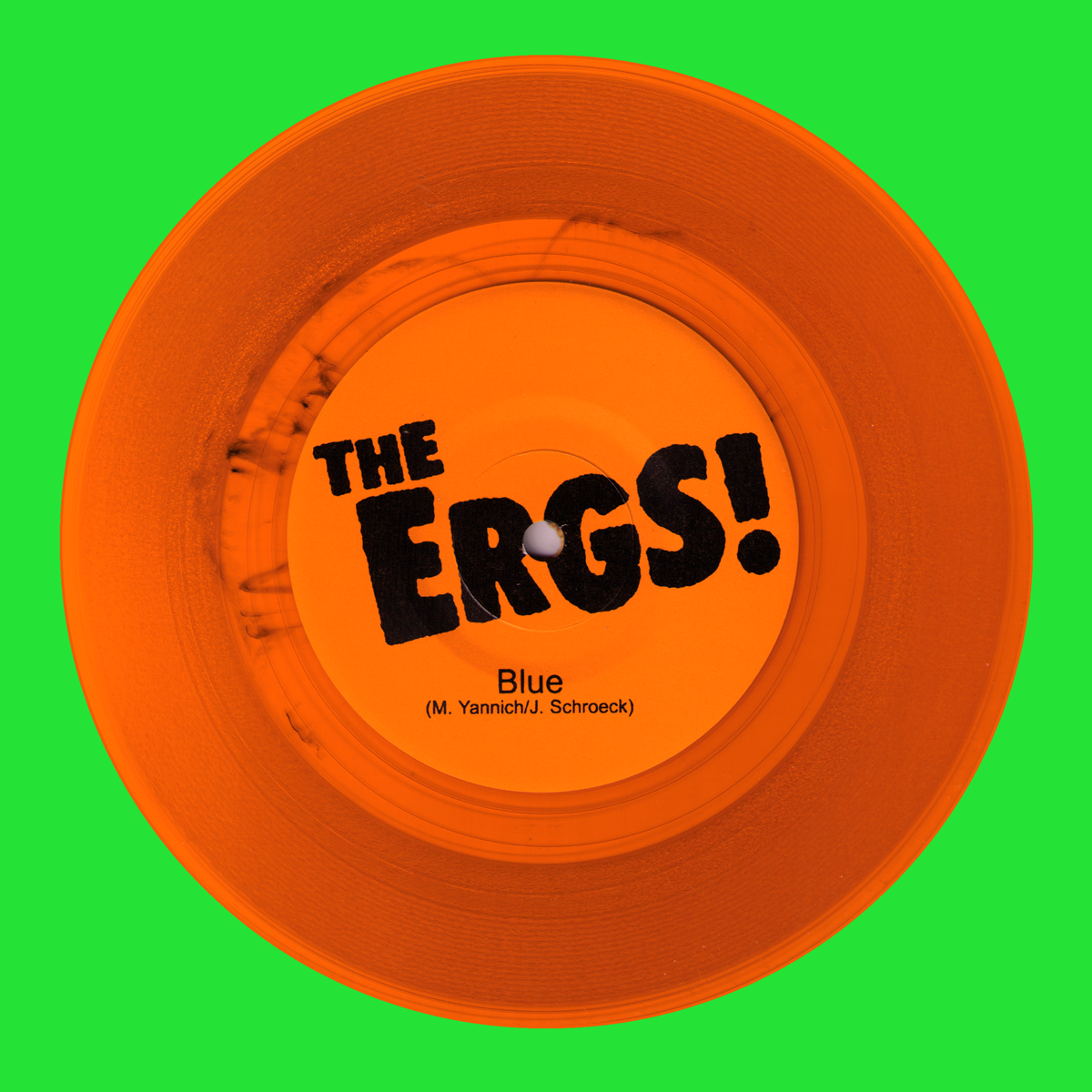 The Ergs- Blue 7” ~RARE ORANGE WAX!
