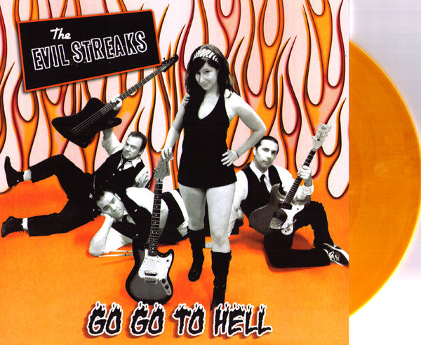 Evil Streaks- Go Go To Hell 7” ~RARE 50 MADE! - Necro-Tone - Dead Beat Records