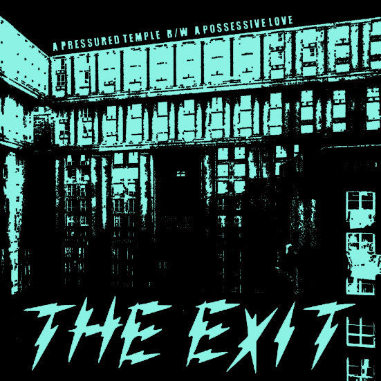 The Exit- A Pressured Temple 7” ~RARE ALTERNATE COVER LIMITED TO 100! - NO FRONT TEETH - Dead Beat Records