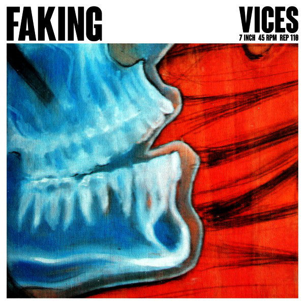 Faking- Vices 7” ~LTD TO 200 ON GREEN WAX! - Reptilian - Dead Beat Records