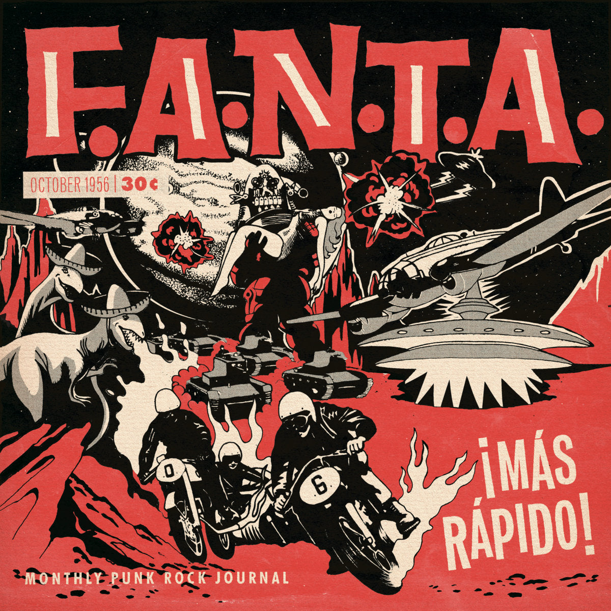 F.A.N.T.A. - Más Rápido LP ~RAMONES!