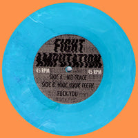 Fight Amputation- No Trace 7” ~BLUE STATIC WAX LTD TO 200! - Reptilian - Dead Beat Records - 2