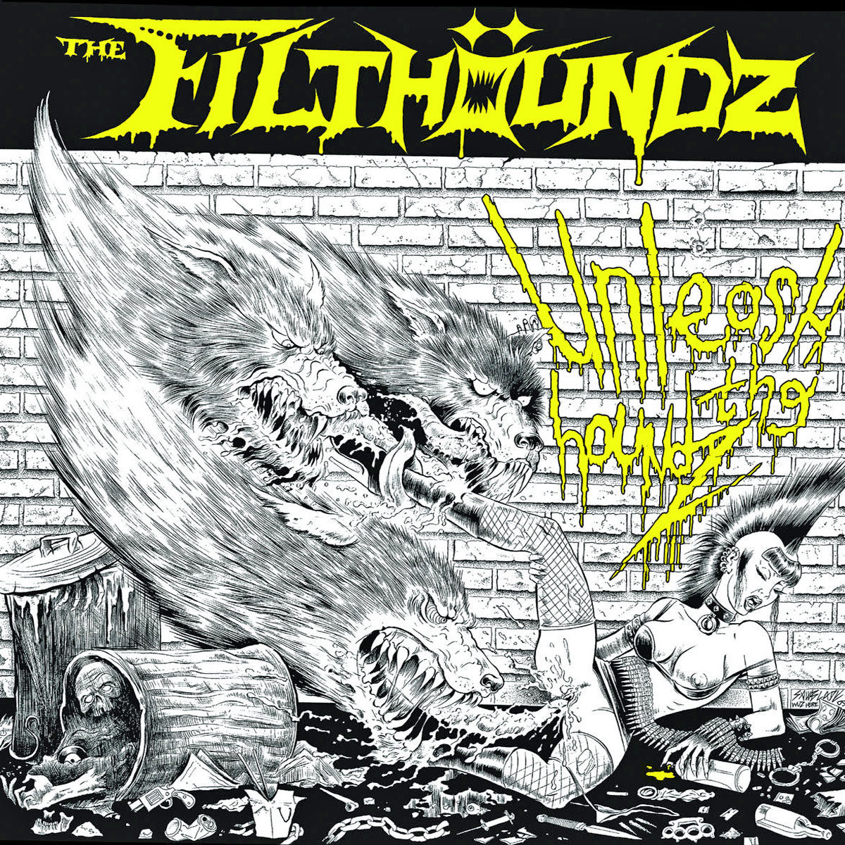 The Filthoundz- Unleash The Houndz LP ~EX SECRET PROSTITUTES!