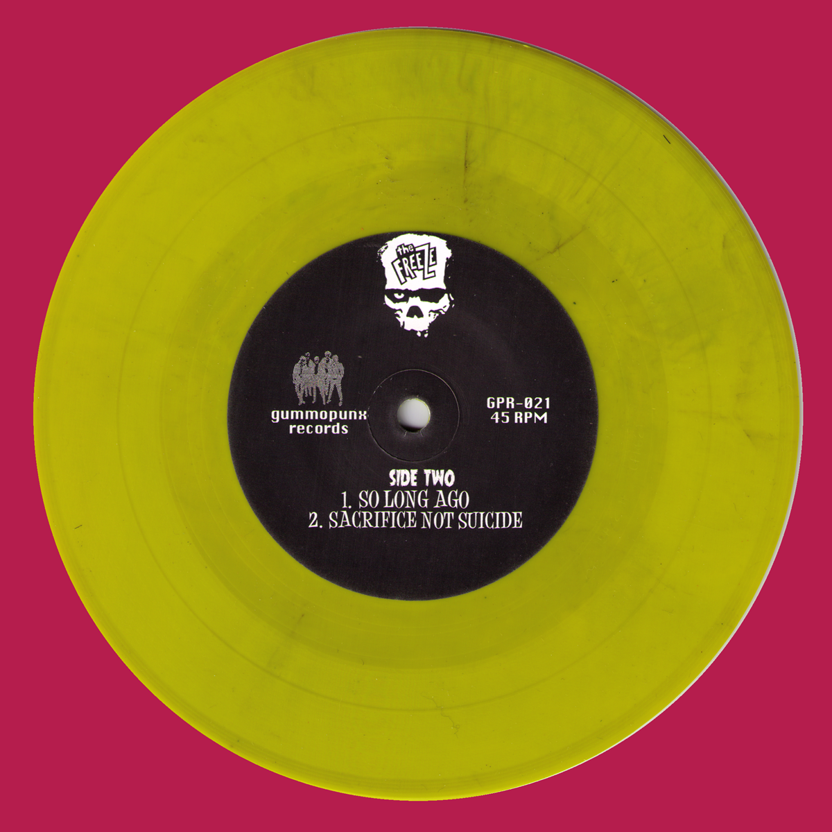 The Freeze- Someone’s Bleeding 7” ~RARE YELLOW WAX!