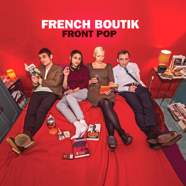 French Boutik- Front Pop LP ~RARE RED VINYL!