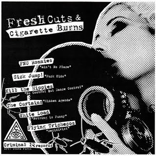 V/A- Fresh Cuts 7" ~FLYING TRICHECOS, WHITE LOAD - Criminal IQ - Dead Beat Records