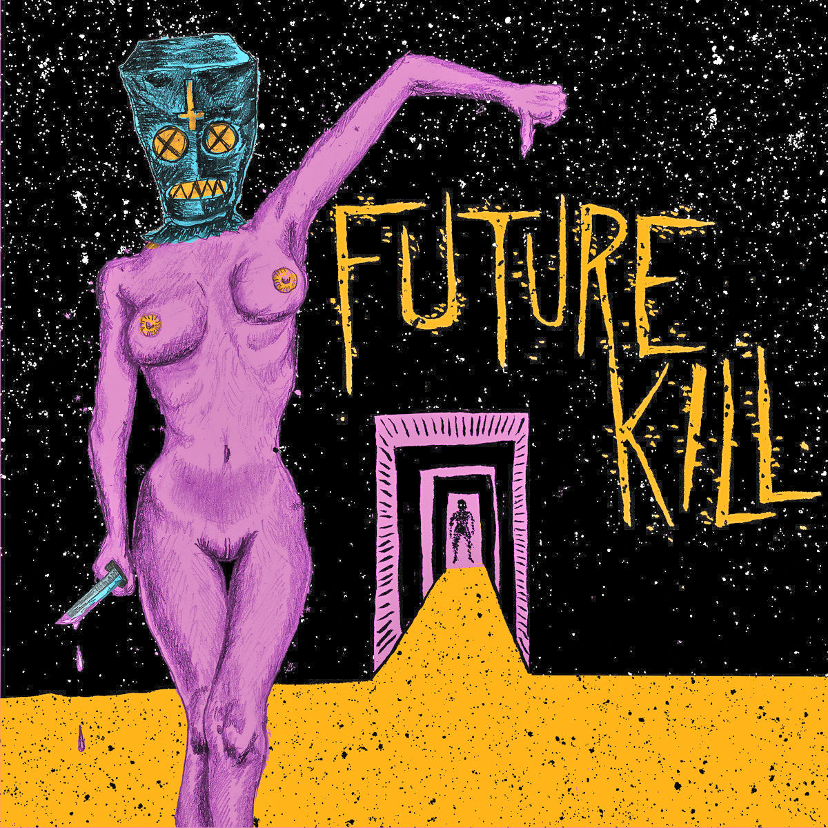 Future Kill- Mind Tasters, Floor Wasters LP ~EX BRAIN BAGZ + FUNCTIONAL BLACKOUTS / PURPLE WAX!