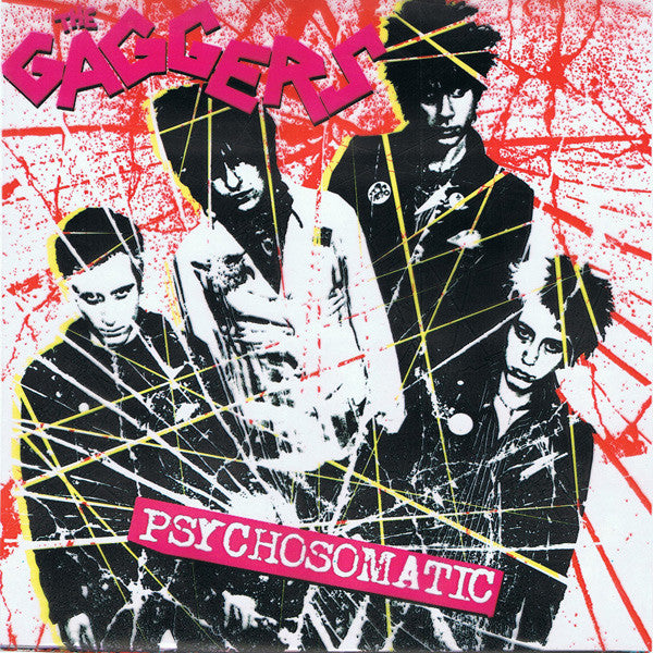 Gaggers- Psychosomatic 7" ~ALTERNATE COVER! - NO FRONT TEETH - Dead Beat Records