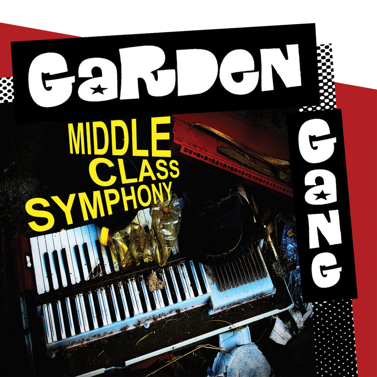 Garden Gang- Middle Class Symphony LP ~WITH TV SMITH OF THE ADVERTS / RARE BLUE WAX LTD TO 154!