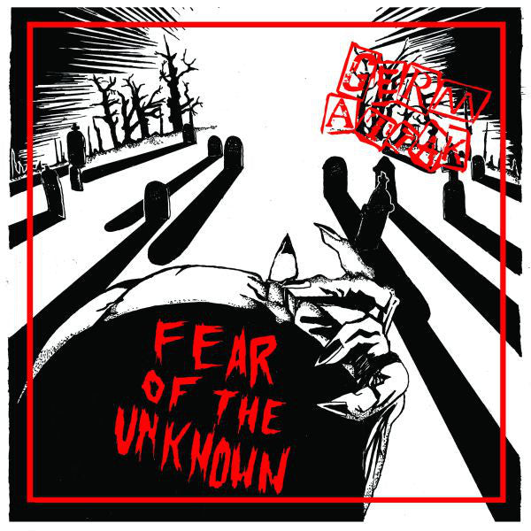 Germ Attak- Fear Of The Unknown LP ~ RARE FLEXI + POSTER EDITION! - Loud Punk - Dead Beat Records - 3