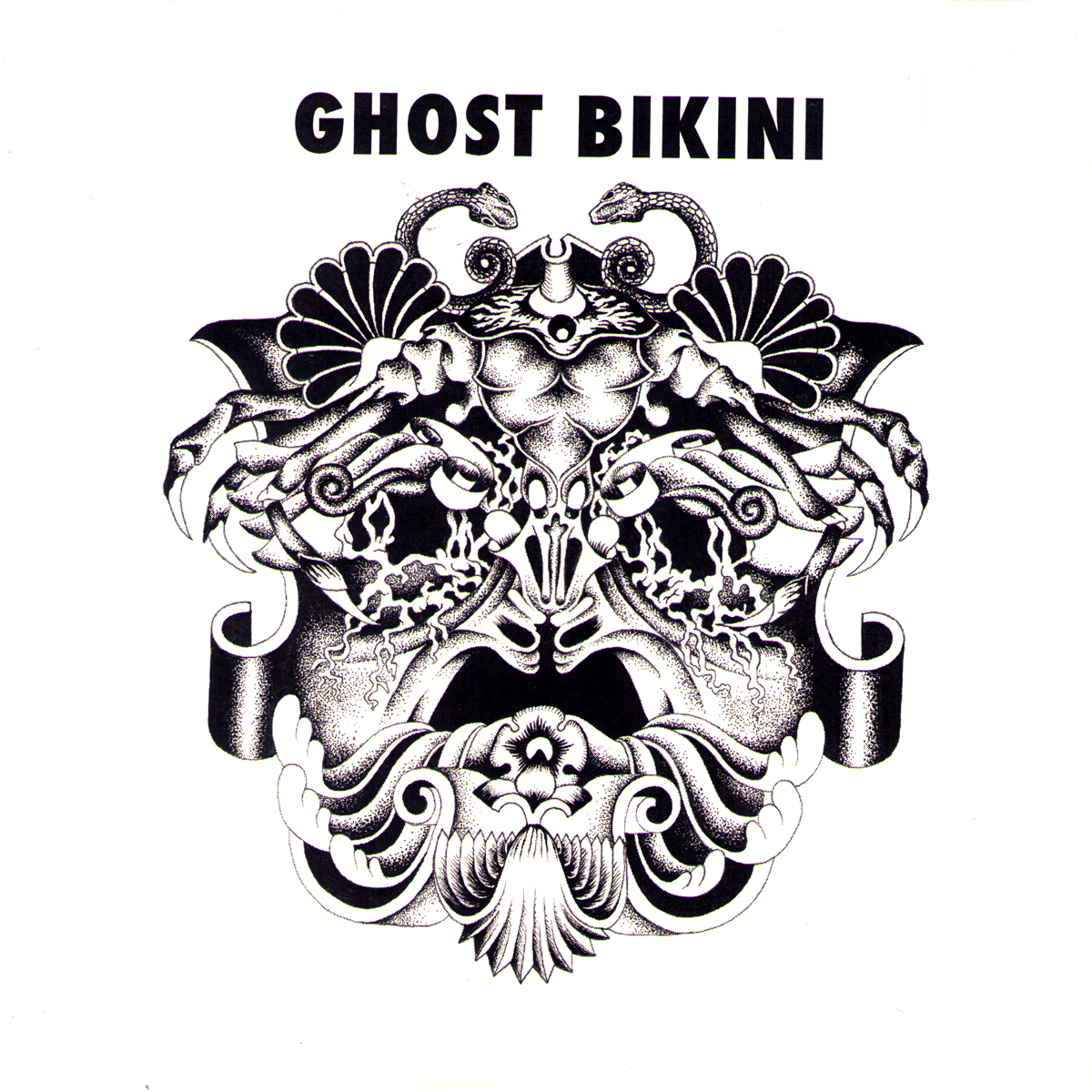 Ghost Bikini- S/T 7” ~BLACK LIPS!