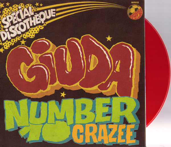 Giuda- Number 10 7”  ~RAREST RED WAX - Surfin Ki - Dead Beat Records