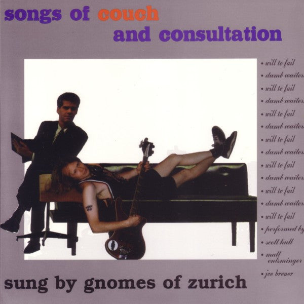 Gnomes of Zurich- Songs Of Couch And Consultation 7" - Reptilian - Dead Beat Records