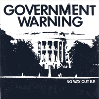 Government Warning- No Way Out 7” - No Way - Dead Beat Records