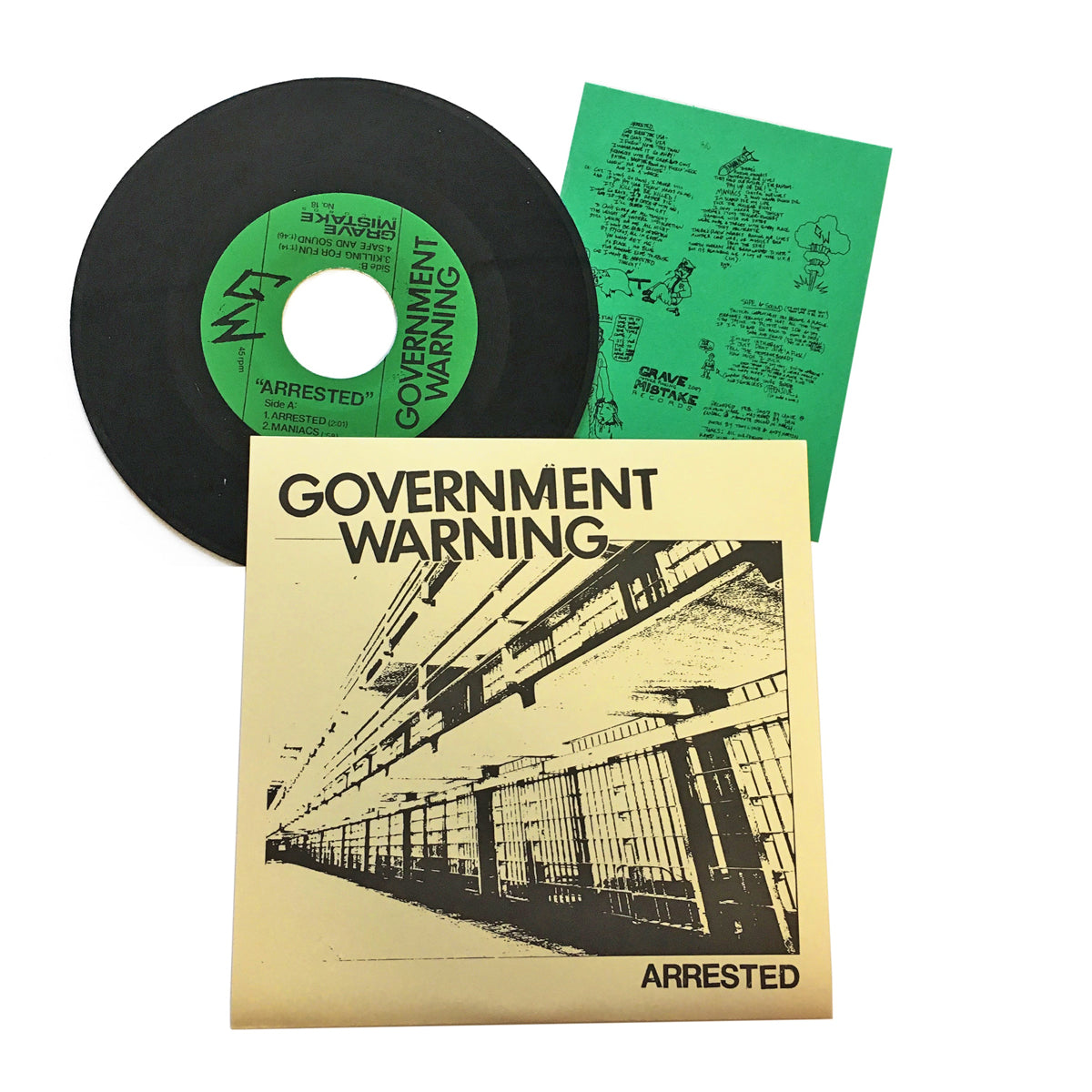 Government Warning - Arrested 7"