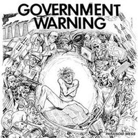 Government Warning- Paranoid Mess LP - No Way - Dead Beat Records