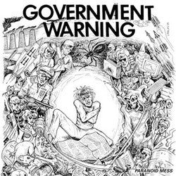 Government Warning- Paranoid Mess LP - No Way - Dead Beat Records