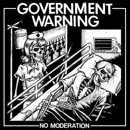 Government Warning- No Moderation LP - Grave Mistake - Dead Beat Records