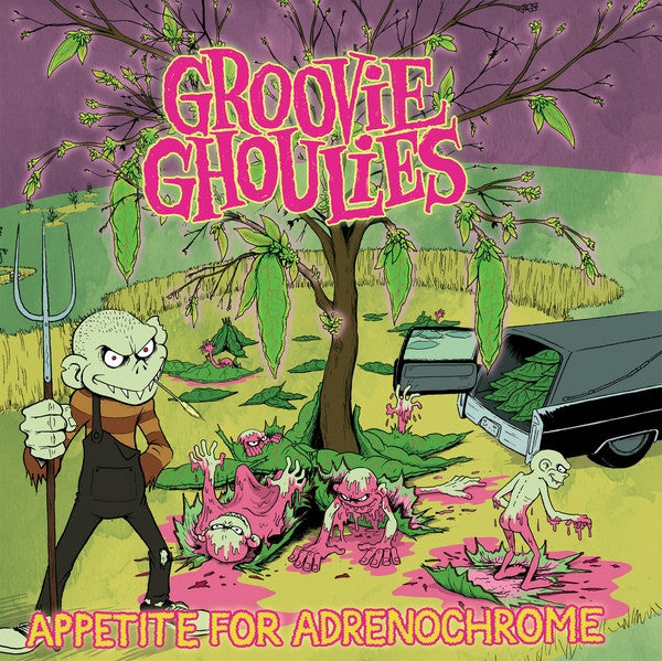 Groovie Ghoulies- Appetite For Adrenochrome LP ~RARE PINK WAX! - Eccentric Pop - Dead Beat Records