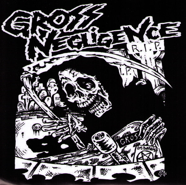 Gross Negligence- Skate The Apocalyplse 7" - FLAT BLACK - Dead Beat Records