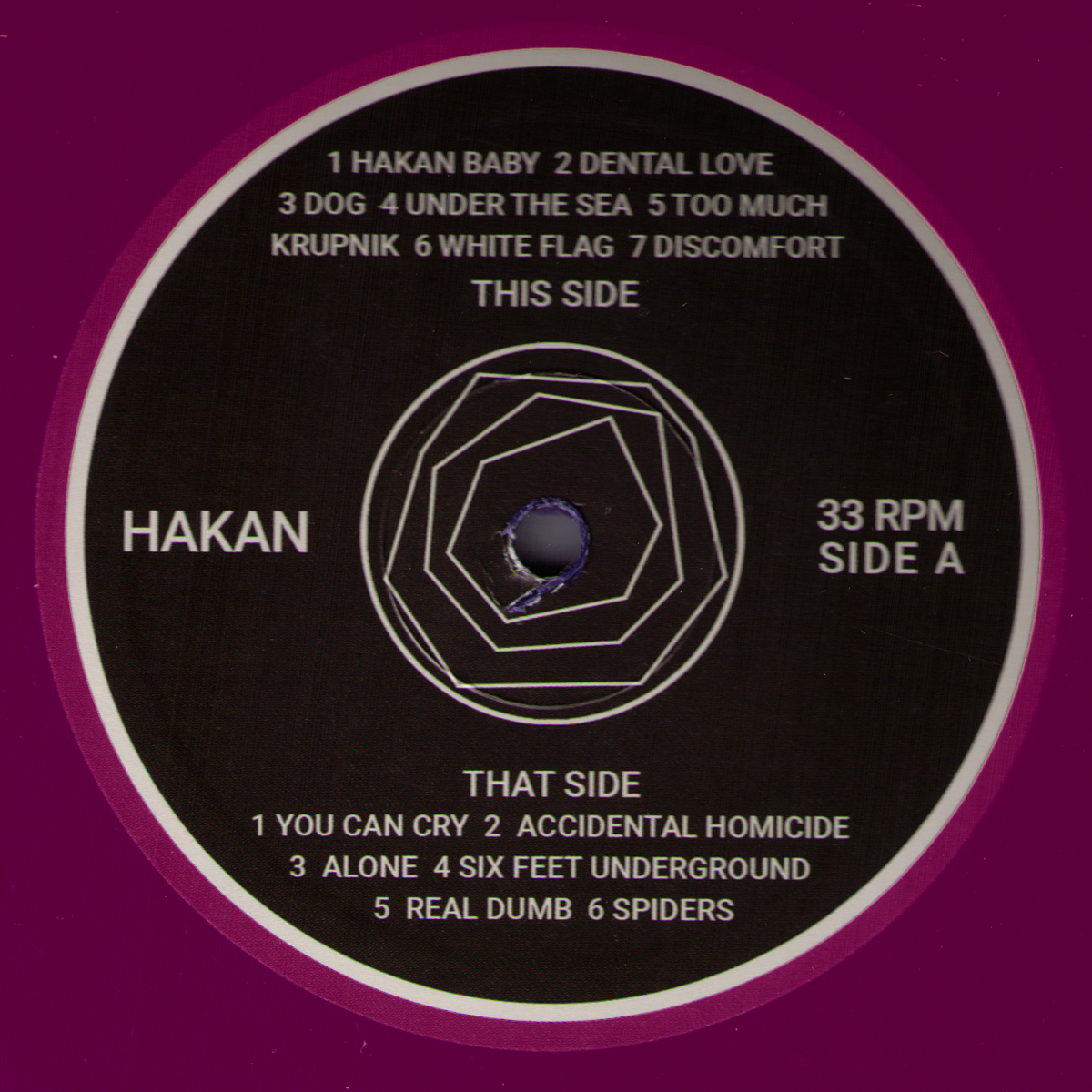 Hakan- II LP ~RARE PURPLE WAX LTD TO 100!
