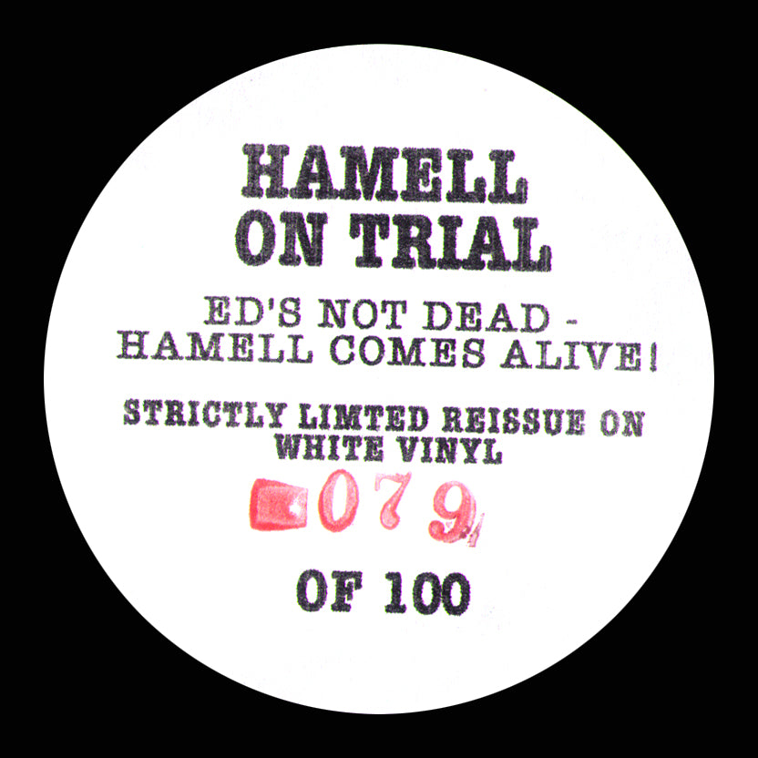 Hamell On Trial- Ed's Not Dead: Hamell Comes Alive LP ~RARE 100 PRESSED ALL ON WHITE WAX!