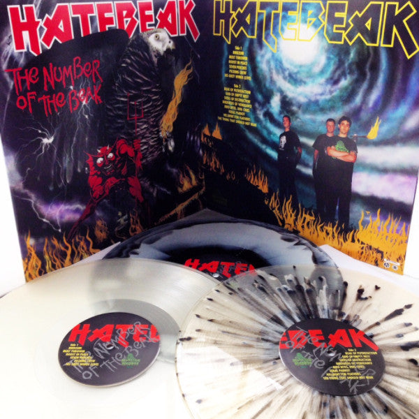 Hatebeak- The Number Of The Beak LP ~PIG DESTROYER MEMBER! - Reptilian - Dead Beat Records - 1