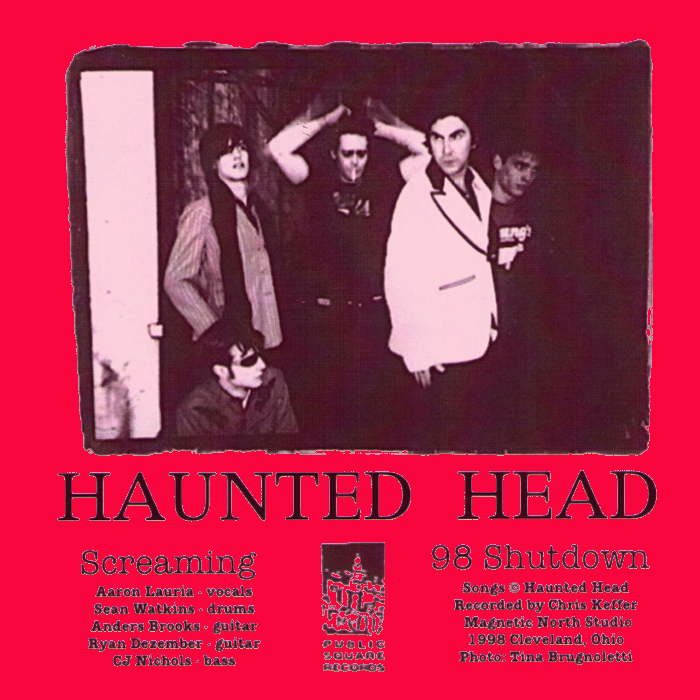 Haunted Head- S/T 7” ~RARE RED CVR / EX STARVATION ARMY!