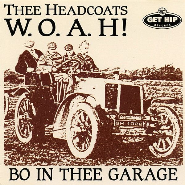 Thee Headcoats- WOAH Bo In Thee Garage LP ~RARE PINK MARBLE WAX! - Get Hip - Dead Beat Records