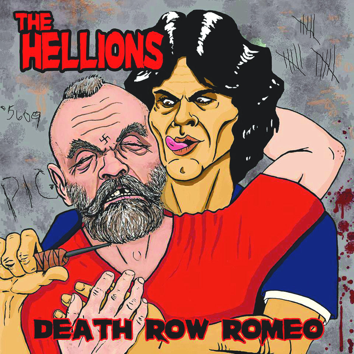 Hellions- Death Row Romeo 7” ~DWARVES / RARE PINK WAX!