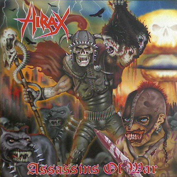 Hirax- Assasins Of War LP ~RARE TEAL MARBLE COLORED WAX!