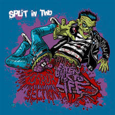 Horror Section/Eaten Back To Life- Split LP ~W/ 11 TRADING CARDS - Eccentric Pop - Dead Beat Records
