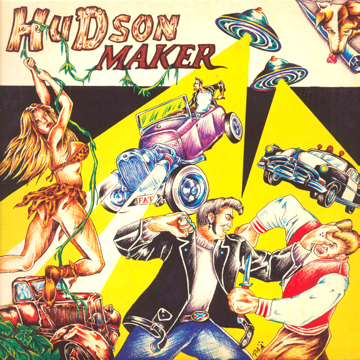 Hudson Maker- S/T LP ~GENE VINCENT!