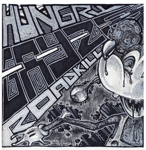 Hungry Gayze- Road Kill 7" ~EX SLIPPERY SLOPES! - Floridas Dying - Dead Beat Records