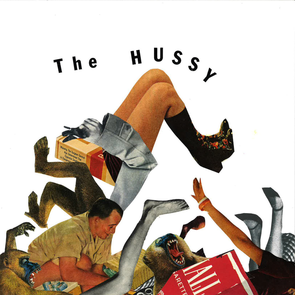 Hussy- I See Just Fine 7” ~RARE WHITE WAX!