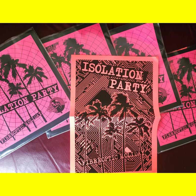 Isolation Party- Fiberoptic Holiday LP ~RARE RECORD STORE DAY CVR LIMI