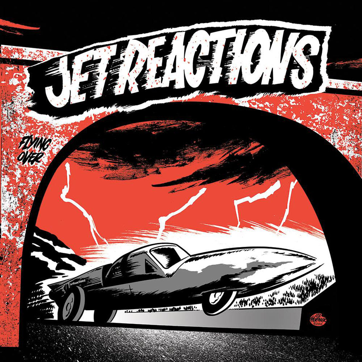 Jet Reactions- More Reaction 7” ~EX FLYING OVER / TV KILLERS!