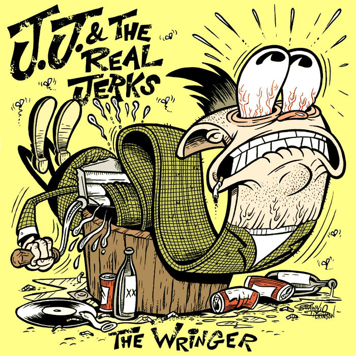 JJ & The Real Jerks- The Wringer 7” ~EX  THE JONESES/TSOL! - Kung Pao - Dead Beat Records