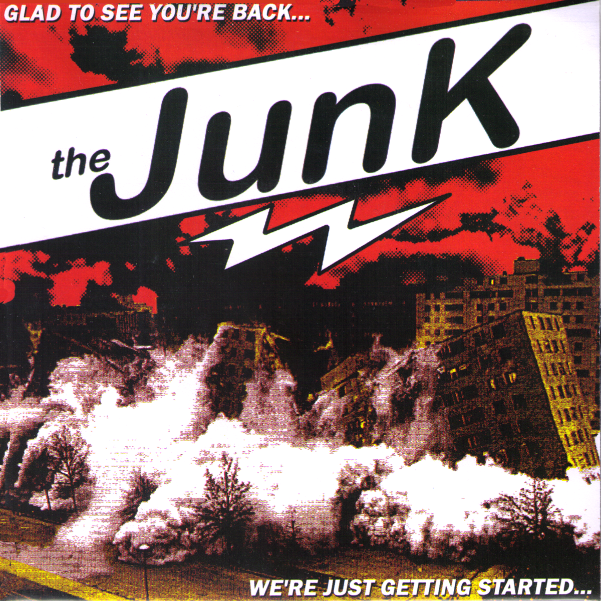 The Junk- Glad To See You’re Back 7” ~EX SMUT PEDDLERS / RARE YELLOW WAX!