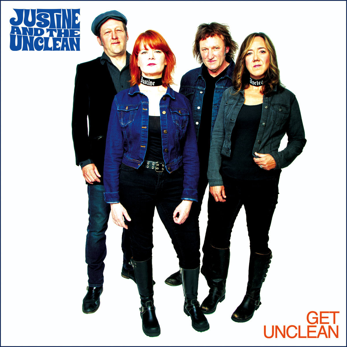 Justine And The Unclean- Get Unclean LP ~EX UPPER CRUST / RARE WHITE WAX!