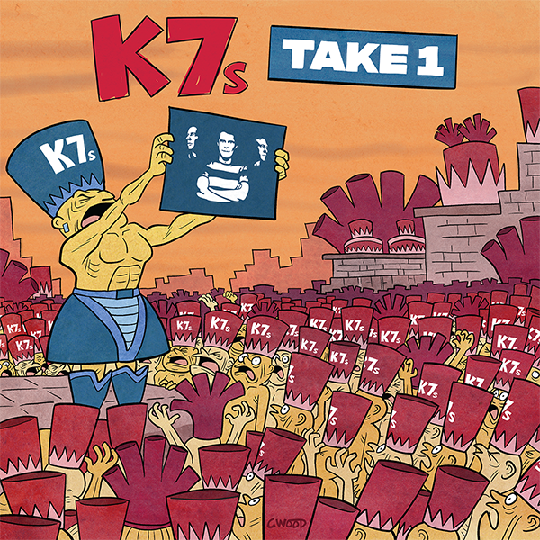 K7s- Take 1 LP ~W/ KURT BAKER + RARE BLOOD RED WAX!