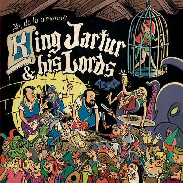King Jartur & His Lords - Ah De La Almena LP ~W/ 16 PAGE COMIC BOOK! - Bickerton - Dead Beat Records