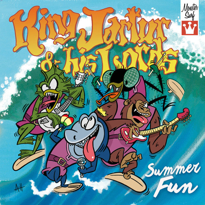 King Jartur & His Lords- Summer Fun 7" ~EX LOS IMMEDIATOS! - Bickerton - Dead Beat Records